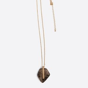 Noonday Midnight Marble Necklace Handmade